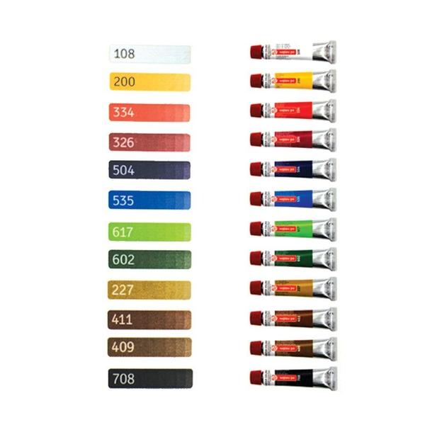 Aquarela Bisnaga Talens Art Creation 12 cores 12 ml 9022012M Imagem de Aquarela Bisnaga Talens Art Creation 12 cores 12 ml 9022012M