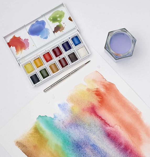 Imagem de Aquarela Cotman Sketchers' Pocket 14 Peças Winsor & Newton