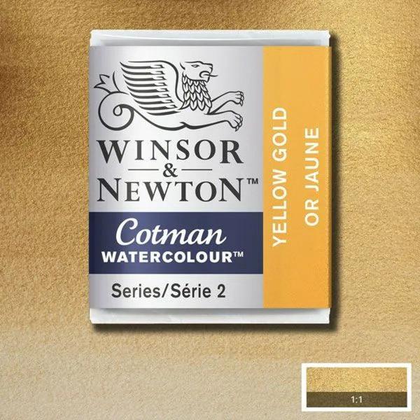 Imagem de Aquarela Cotman Winsor &amp Newton Pastilha 88 Ye Gol