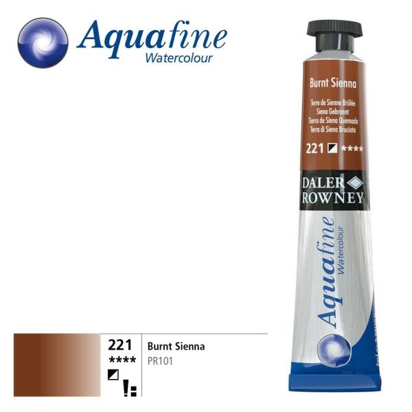 Imagem de Aquarela Daler Rowney Aquafine 8ml 221 Burnt Sien