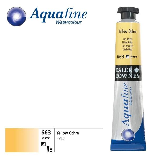 Imagem de Aquarela Daler Rowney Aquafine 8ml 663 Yellow Och