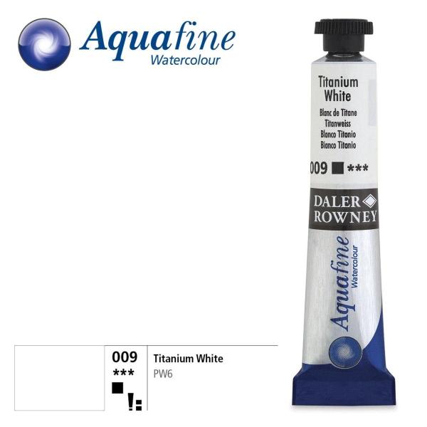 Imagem de Aquarela Daler Rowney Aquafine 8ml 9 Titanium Whi