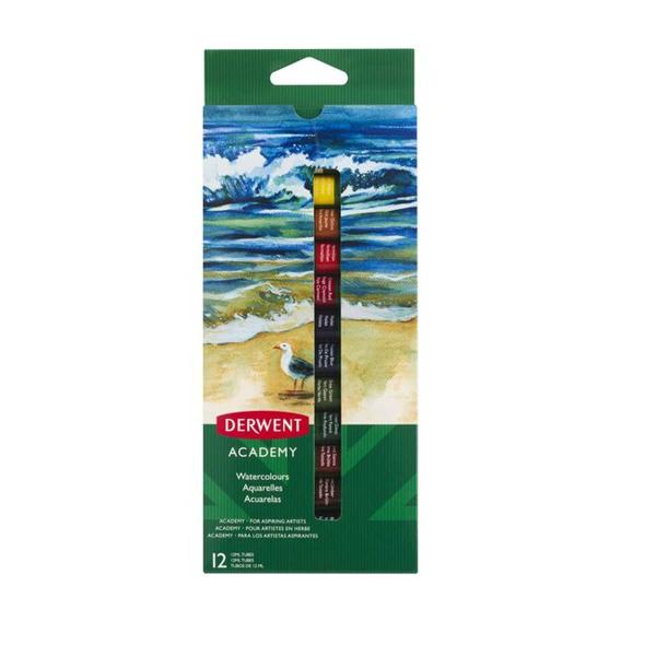 Imagem de Aquarela Derwent Tubo 12 Cores Academy