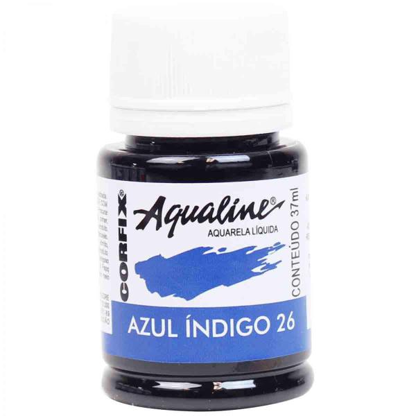 Aquarela Liquida Aqualine Corfix 26 Azul Indigo Imagem de Aquarela Liquida Aqualine Corfix 26 Azul Indigo