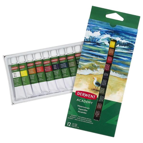 Imagem de Aquarela Liquida Derwent Academy 12 Cores