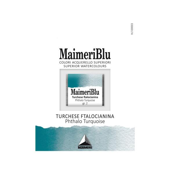 Imagem de Aquarela MaimeriBlu Pastilha 431 Phthalo Turquois