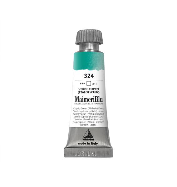 Imagem de Aquarela MaimeriBlu Tubo 12ml 324 Cupric Gr (Ph) D