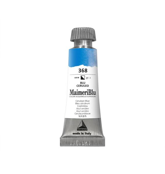 Imagem de Aquarela MaimeriBlu Tubo 12ml 368 Cerulean Blue