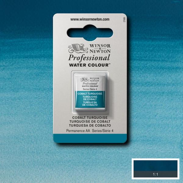 Imagem de Aquarela Pastilha Profissional Winsor 190 Cobalt Turquoise