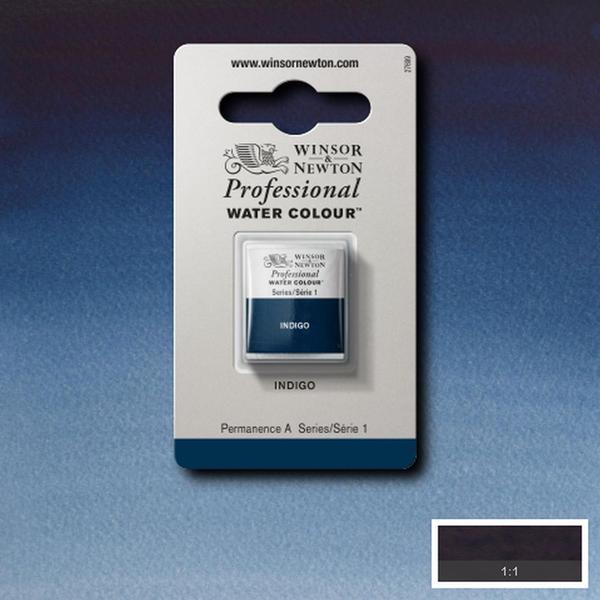 Aquarela Pastilha Profissional Winsor 322 Indigo - Winsor & Newton Imagem de Aquarela Pastilha Profissional Winsor 322 Indigo