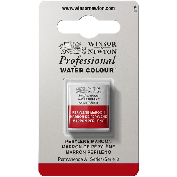 Imagem de Aquarela Pastilha Profissional Winsor 507 Perylene Maroon