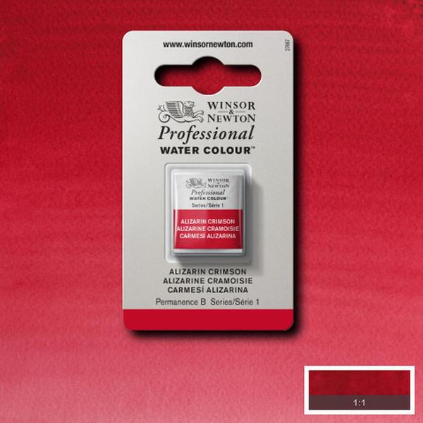 Imagem de Aquarela Pastilha Profissional Winsor & Newton 004 Alizarin Crimson