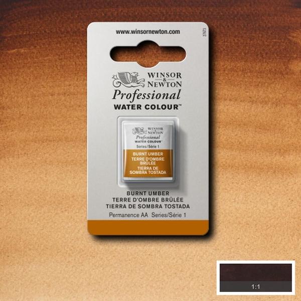 Imagem de Aquarela Pastilha Profissional Winsor&newton 076 Burnt Umber