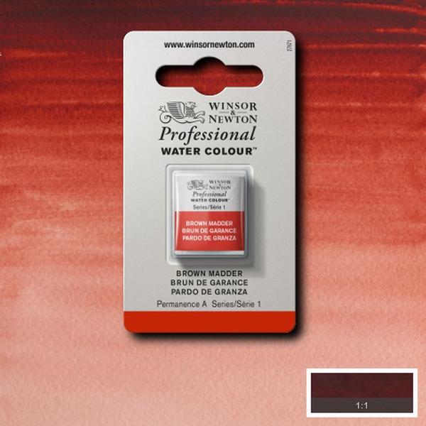 Imagem de Aquarela Pastilha Profissional Winsor&newton 56 Brown Madder