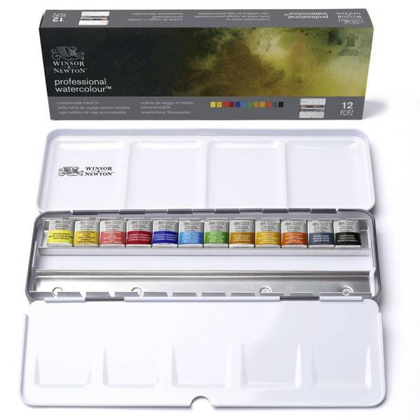 Imagem de Aquarela Pastilha Winsor & Newton Profissional Black Box