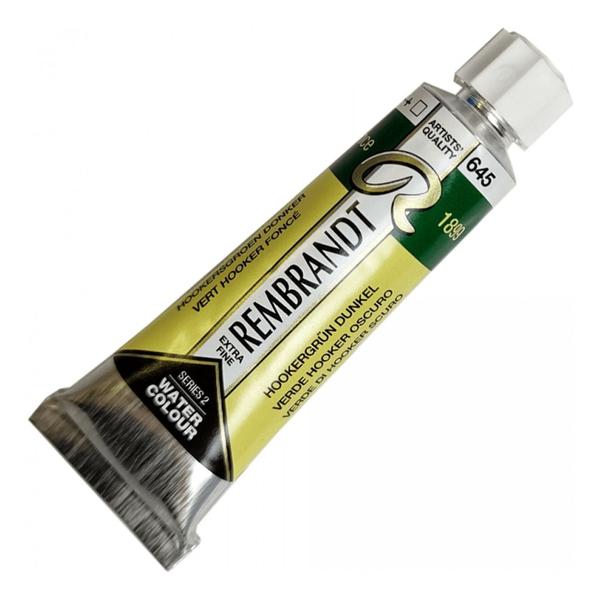 Imagem de Aquarela Pintura Rembrandt 10ml 645 Hooker Green Deep