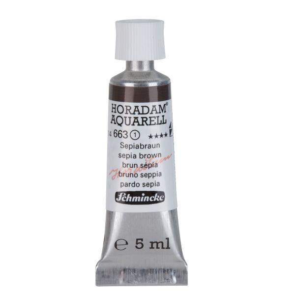 Imagem de Aquarela Profissional Schmincke Horadam 5ml 663 Sepia Brown