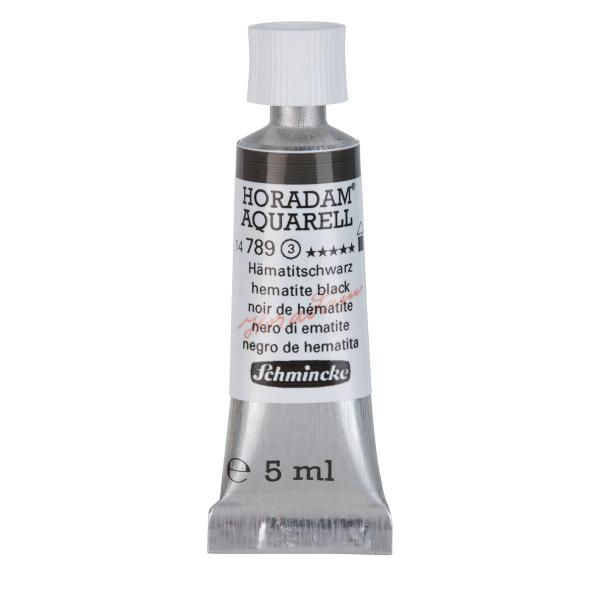 Imagem de Aquarela Profissional Schmincke Horadam 5ml Hematite Black