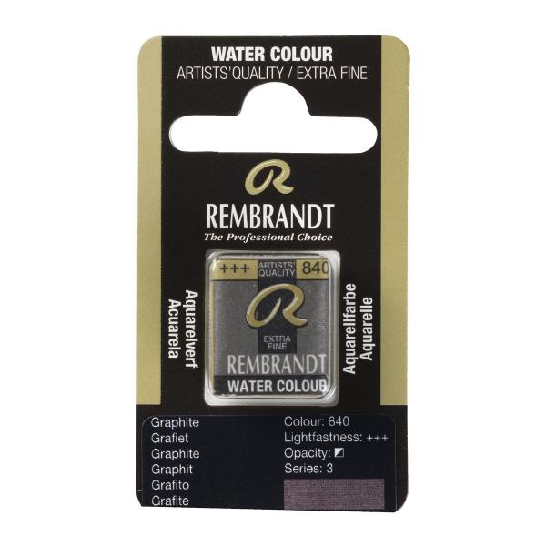 Imagem de Aquarela Rembrandt Pastilha 840 Graphite