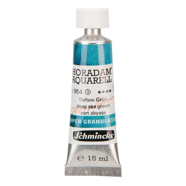 Imagem de Aquarela Schmincke Granulada Horadam 15ml 954 Deep Sea Green