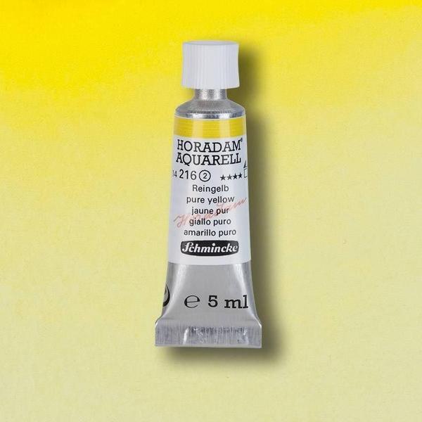 Imagem de Aquarela Schmincke Horadam 5ml 216 Pure Yellow