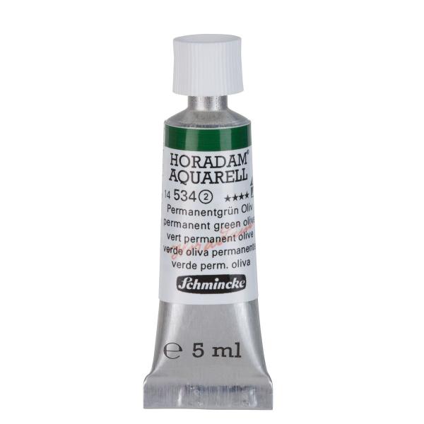 Imagem de Aquarela Schmincke Horadam 5ml S2 534 Permanent Green Olive