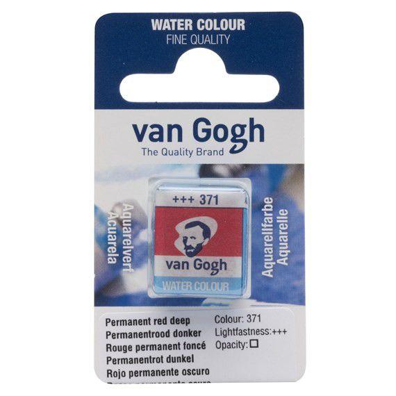 Imagem de Aquarela Van Gogh Pastilha 371 Permanent Red Deep