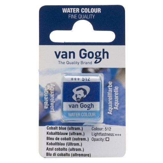 Imagem de Aquarela Van Gogh Pastilha 512 Cobalt Blue