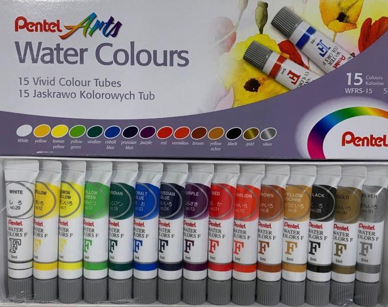 Imagem de Aquarela water colours 15 cores PENTEL