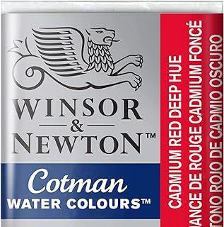 Aquarela Winsor & Newton Cotman Pastilha 098 Cadmium Red Deep Hue 0301098 - Winsor & Newton Imagem de Aquarela Winsor & Newton Cotman Pastilha 098 Cadmium Red Deep Hue 0301098