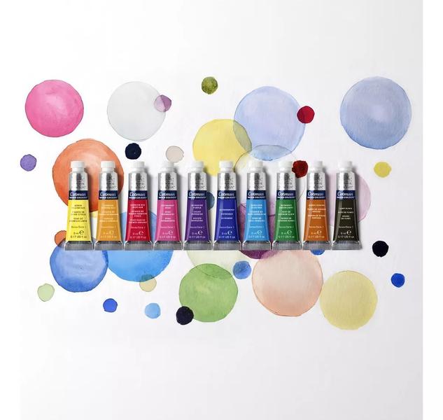 Imagem de Aquarela Winsor & Newton Cotman 5ml 10 Cores