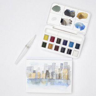 Imagem de Aquarela Winsor & Newton Cotman Brush Pen Set