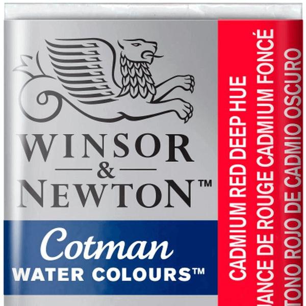 Imagem de Aquarela Winsor & Newton Cotman Pastilha 098 Cadmiun Red Deep Hue