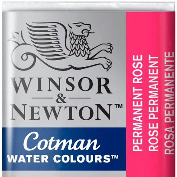 Imagem de Aquarela Winsor & Newton Cotman Pastilha 502 Permanent Rose