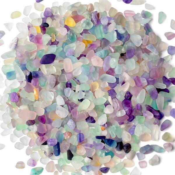 Imagem de Aquário Gravel Rocks YATOJUZI Fluorite Tumbled Healing Crys