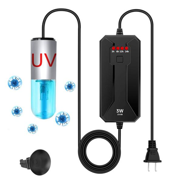 Imagem de Aquário submersível com desinfetante UV Clean Light 3W TAISHAN