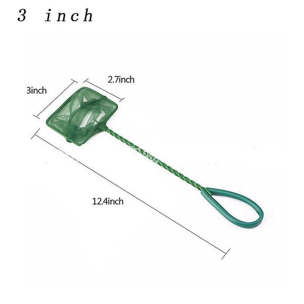 Aquarium Fish Net Wokex Portable Long Handle Square Green Imagem de Aquarium Fish Net Wokex Portable Long Handle Square Green