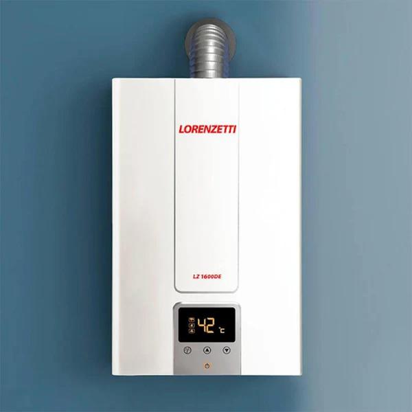 Imagem de Aquecedor 1600de Lorenzetti Branco GLP + Kit De Ligação