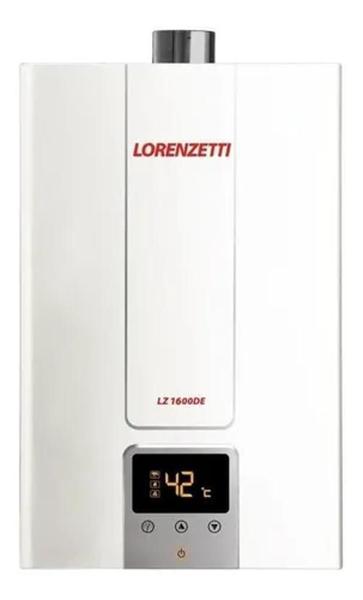 Imagem de Aquecedor 1600De Lorenzetti Branco + Kit De Ligação