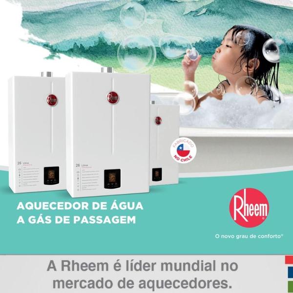 Imagem de Aquecedor 26 Litros Glp Bivolt + Bomba 120W 220V Rheem