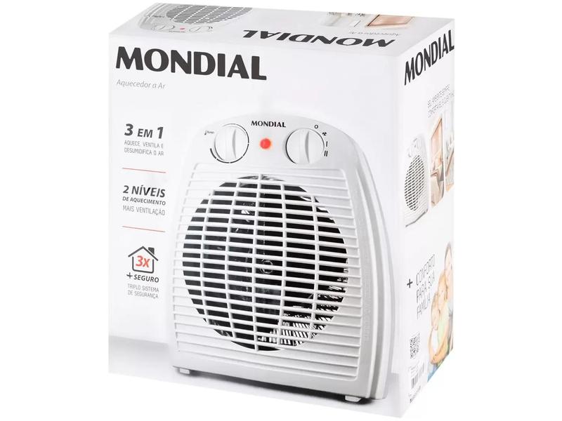 Imagem de Aquecedor a Ar Portátil Mondial Termoventilador A08 220V