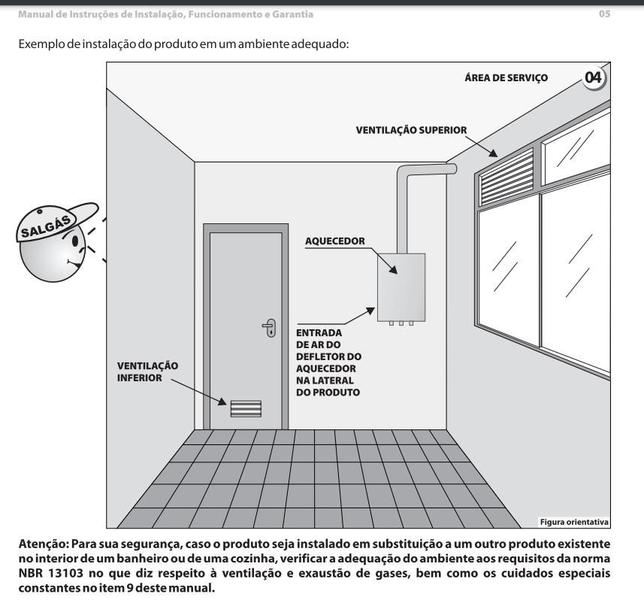 Imagem de Aquecedor A Gás 7 L/Min Lorenzetti - Lz750BPGN