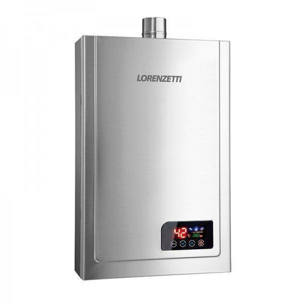 Imagem de Aquecedor A Gás Lorenzetti Lz 1600 Di - Inox Lorenzetti