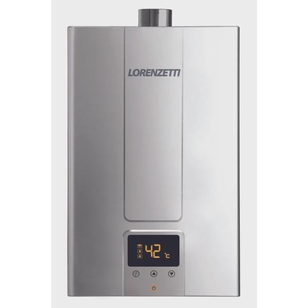 Imagem de Aquecedor A Gás Lorenzetti Lz 2000 De-i Gn Inox Bivolt