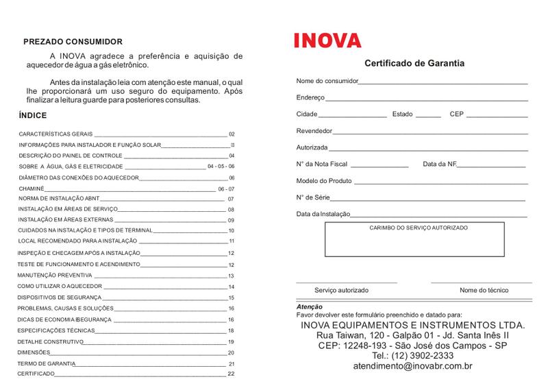 Imagem de Aquecedor a gas mod in 15d comfort gn - inova