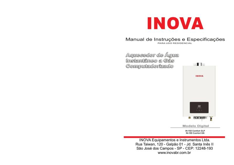 Imagem de Aquecedor a gas mod in 15d comfort gn - inova