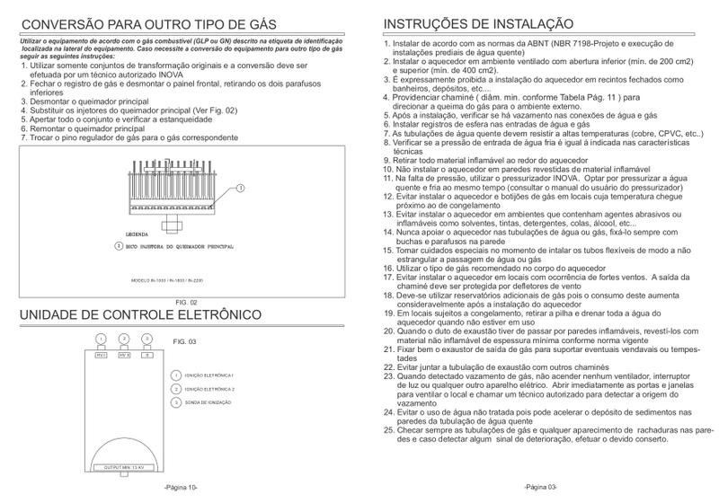 Imagem de Aquecedor a gas mod in 1800 glp - inova