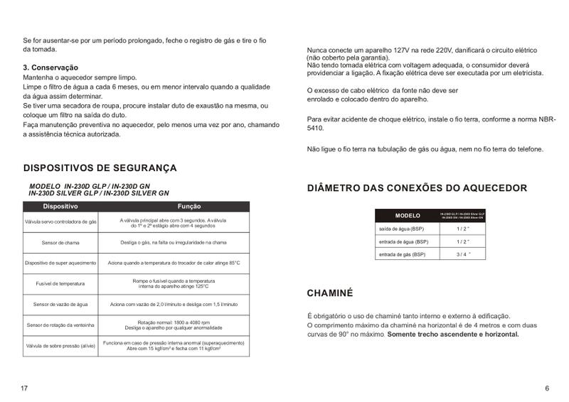 Imagem de Aquecedor a gas mod in 230d gn bivolt inova