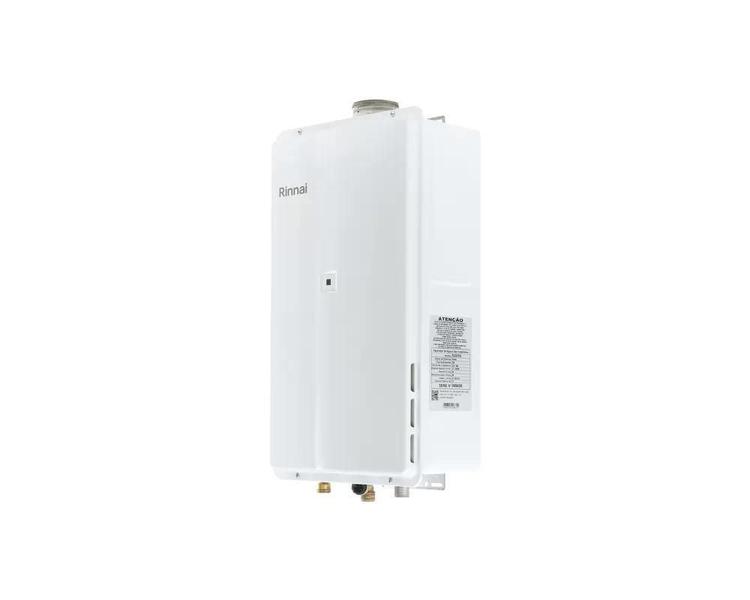 Imagem de Aquecedor A Gás Rinnai Digital 35 Litros E351 Fec Gn Branco