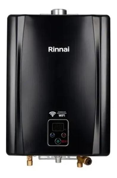 Imagem de Aquecedor a Gás Rinnai E33 Preto GN + Modulo Wi Fi